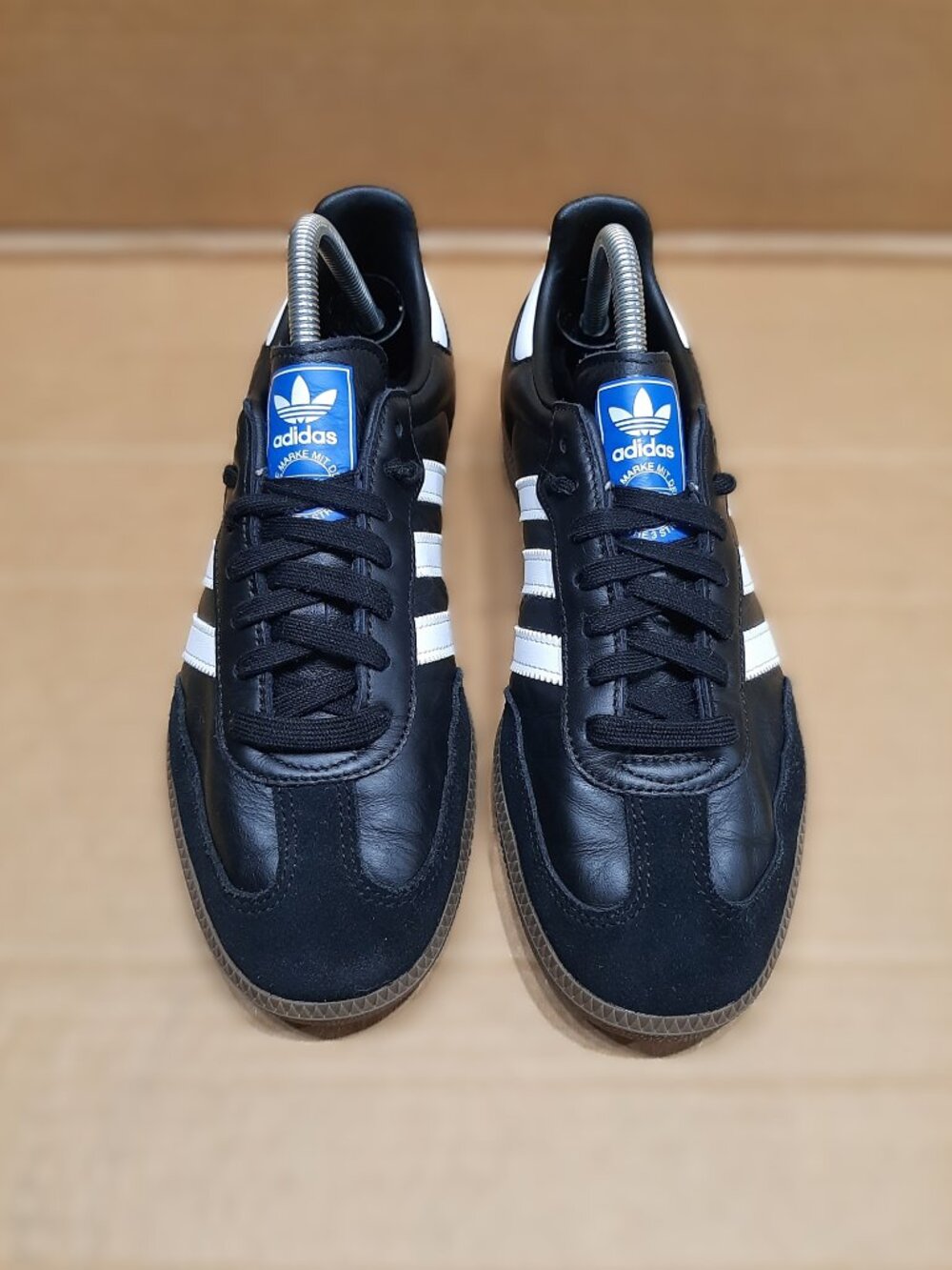 Adidas Samba OG Black White Athletic Leather Sneakers ♀️ Womens Size 9 #3089 - Picture 12 of 16